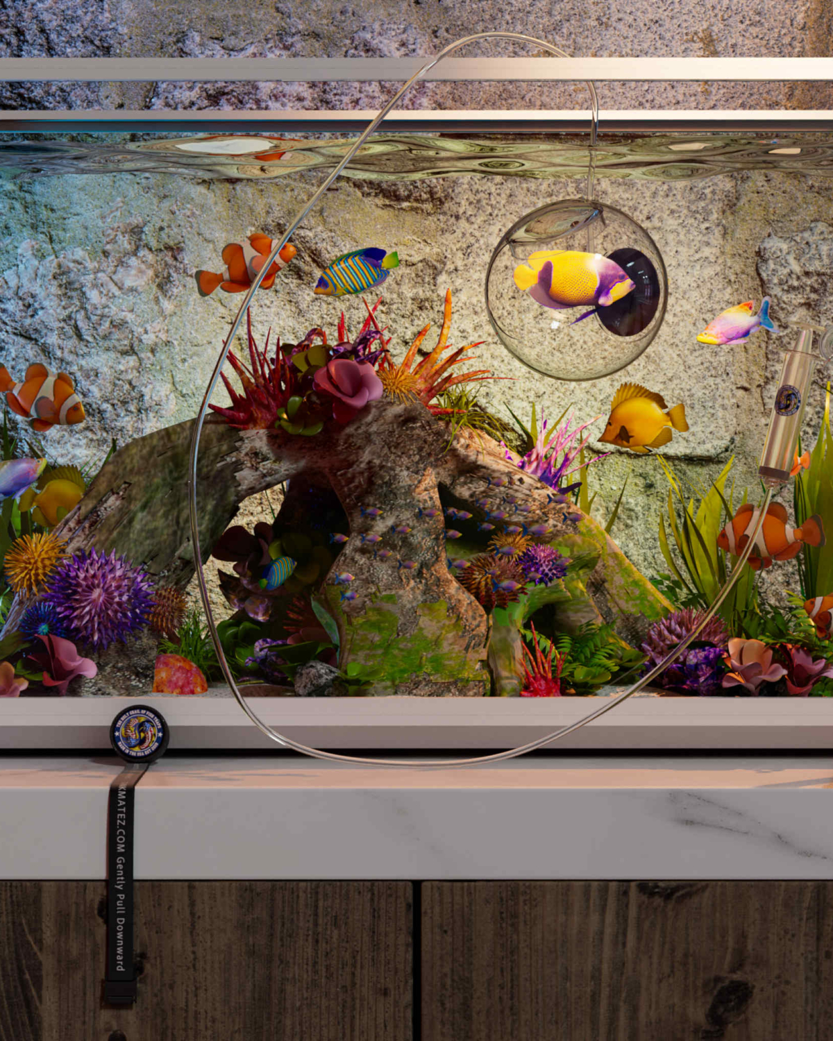 TankMatez Magnetic Bubble Fish Trap