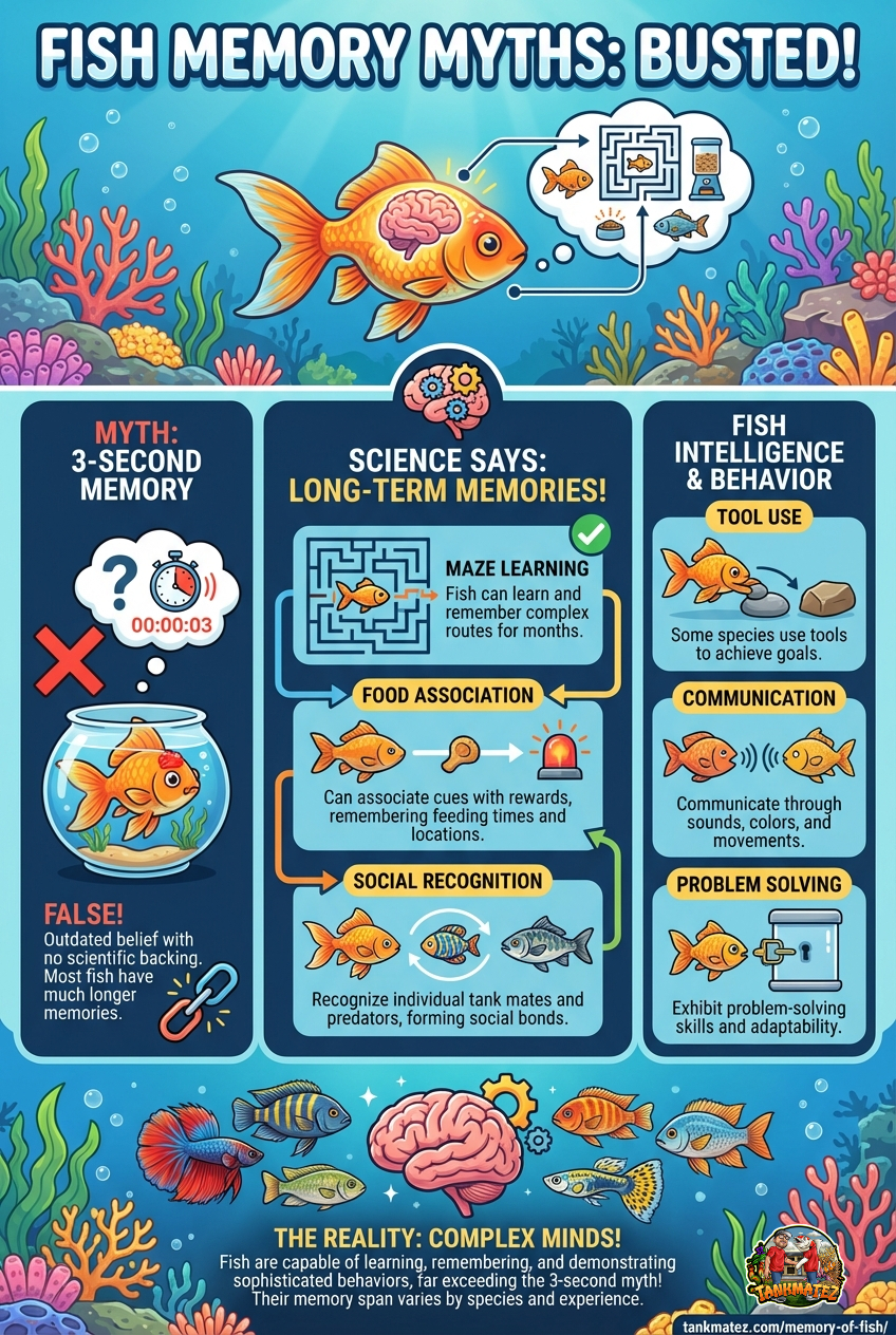 memory of fish infographic