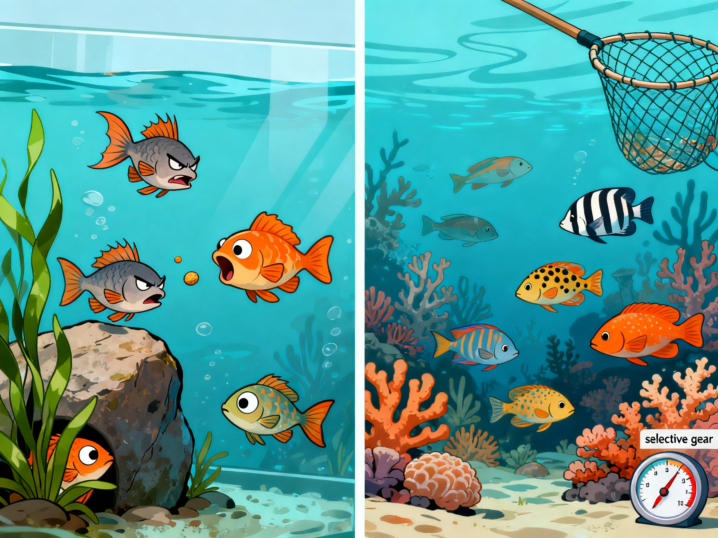 personality traits of fish